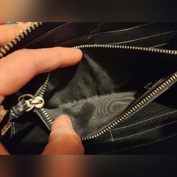 SOLD! Chloe Paddington Paddington Black Leather Long Zip Around Wallet - Picture 8 of 13